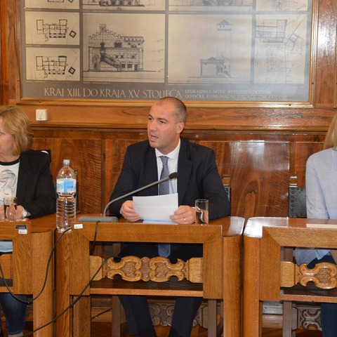 Predsjednik Gradskog vijeća Grada Pule Robert Cvek i zamjenica gradonačelnika Elena Puh-Belci