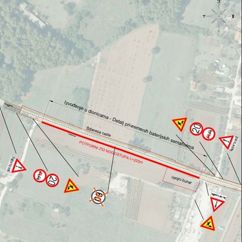 Šišanska cesta_privremena regulacija prometa_etapa B