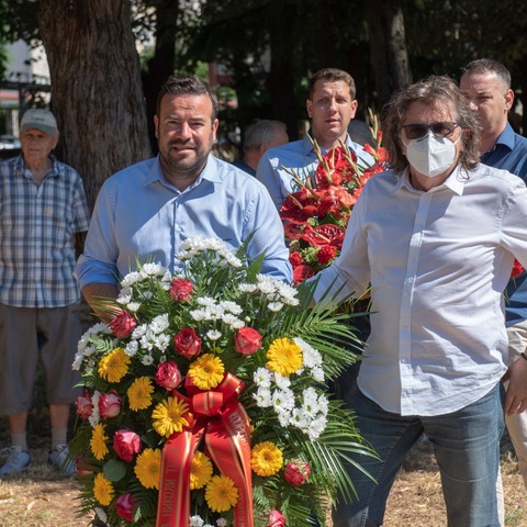 Gradonačelnik Filip Zoričić na polaganju vijenaca