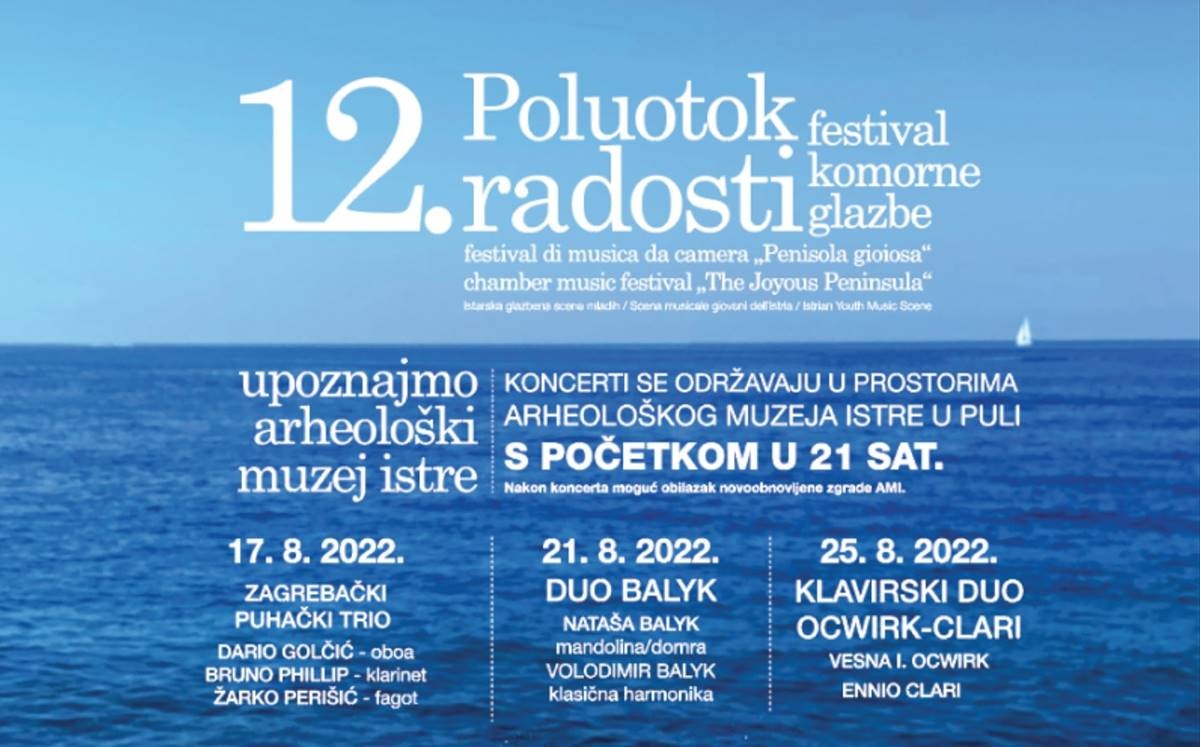12. Poluotok radosti - festival komorne glazbe