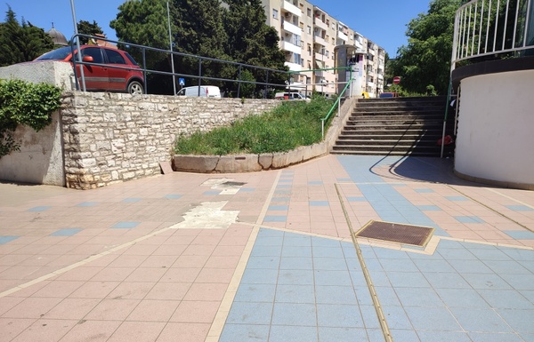 Plato kod tržnice na Verudi - počinje uređenje