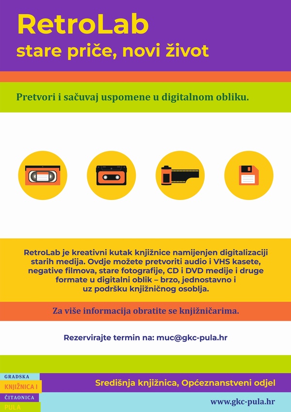 RetroLab – kreativni kutak namijenjen digitalizaciji starih medija