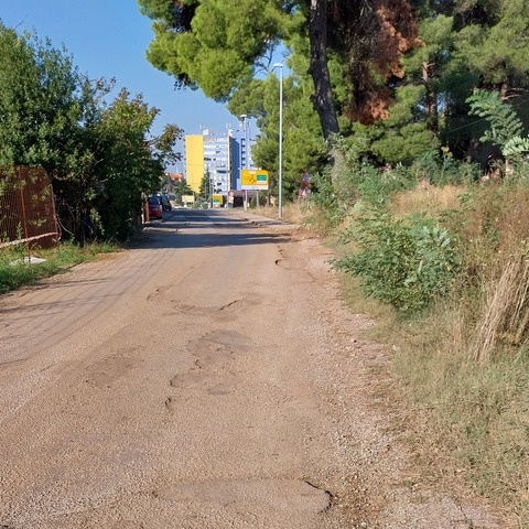Radovi sanacije kolnika na dijelu Šandaljske ulice u Puli