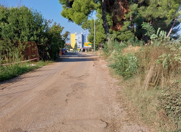 Radovi sanacije kolnika na dijelu Šandaljske ulice u Puli