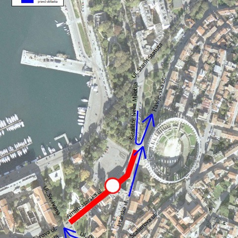 radovi u Amfiteatarskoj ulici i obilasci