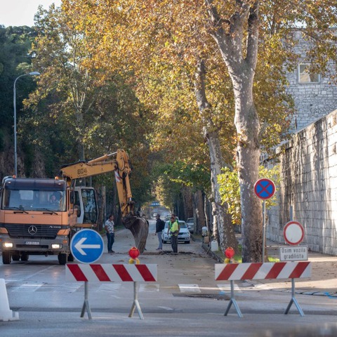 Arsenalska - foto s početka radova