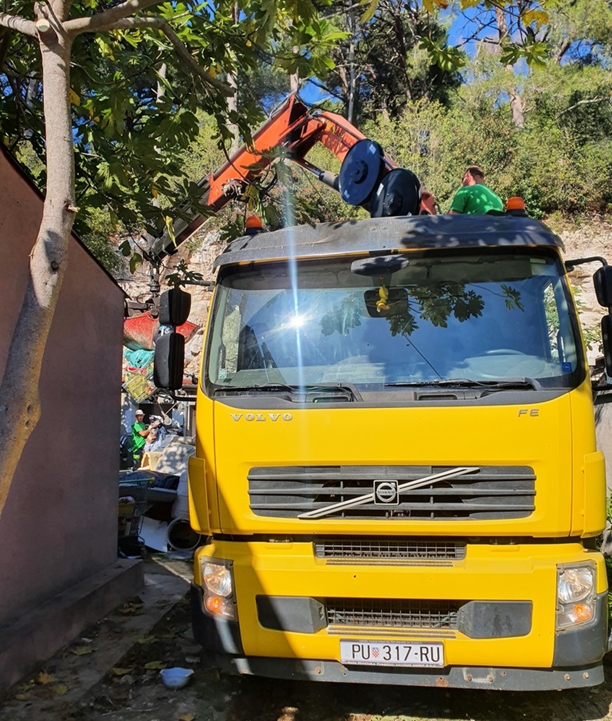 Čišćenje bunkera na Punti