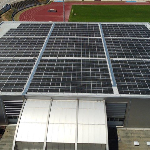 Solarna elektrana na Domu sportova Mate Parlov