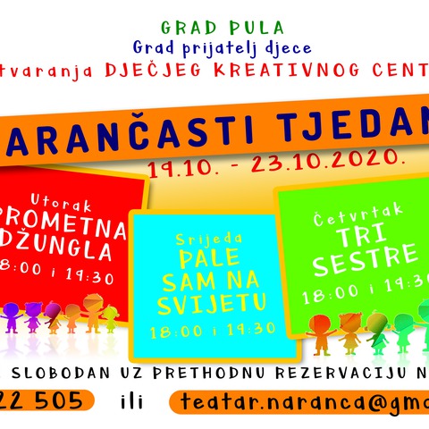 Predstave u tjednu otvorenja Dječjeg kreativnog centra