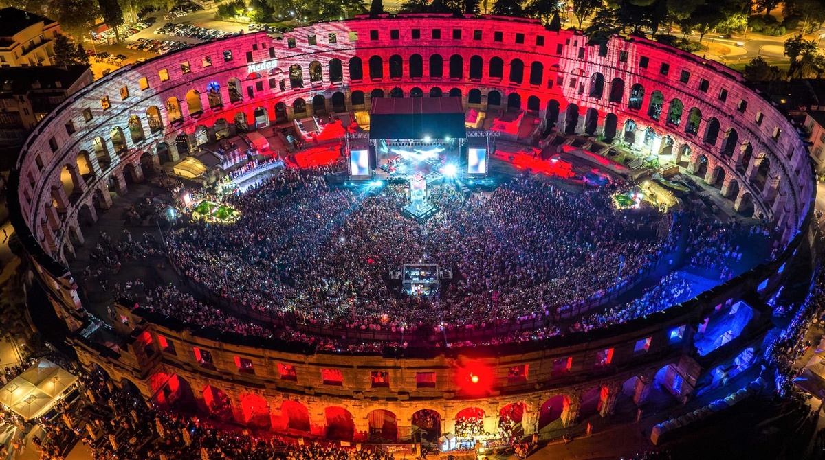 Dino Merlin Arena Pula, foto Adria Summer Festival 2023