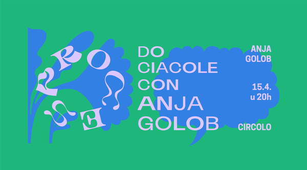 Do ciacole con Anja Golob
