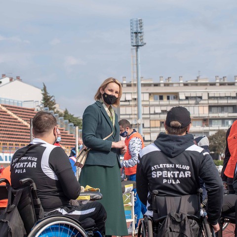 Zamjenica gradonačelnika Elena Puh Belci otvorila 24. Otvoreno pojedinačno paraatletsko Prvenstvo Hrvatske