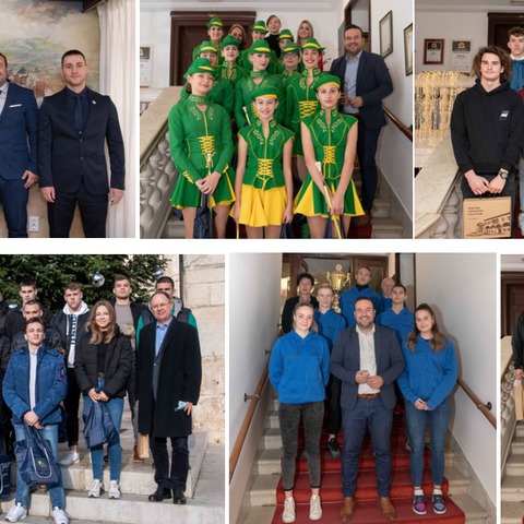 Zajednička foto prijema sportaša