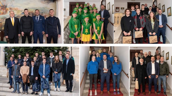 Zajednička foto prijema sportaša