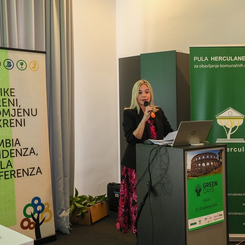 Zamjenica gradonačelnika Ivona Močenić na otvorenju konferencije
