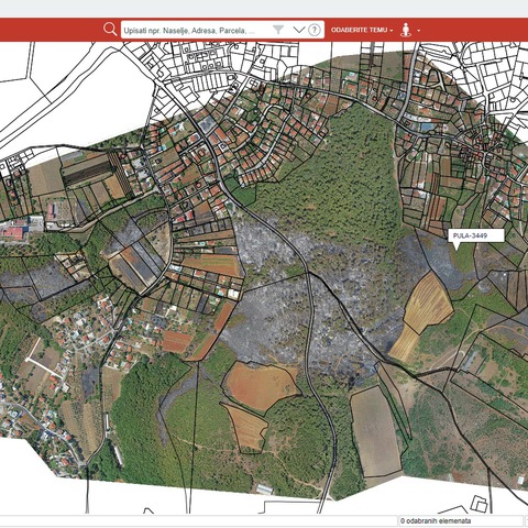 georeferencirani ortofoto snimak