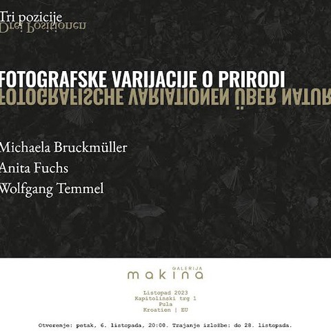 U Galeriji Makina izložba fotografija „Fotografske varijacije o prirodi“