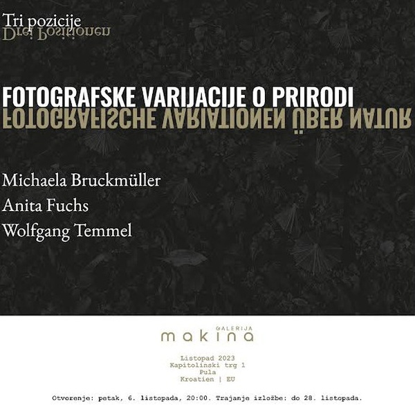 U Galeriji Makina izložba fotografija „Fotografske varijacije o prirodi“