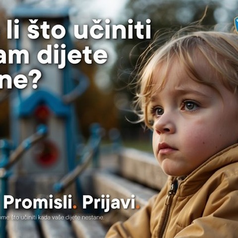 Kampanja AMBER Alert Europe "Provjeri. Promisli. Prijavi."