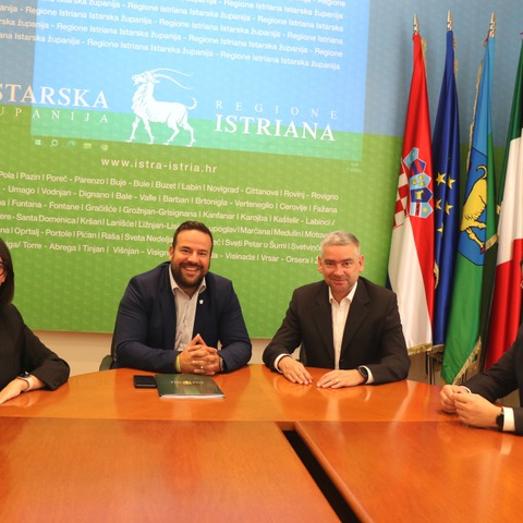 Radni sastanak s istarskim županom Borisom Miletićem