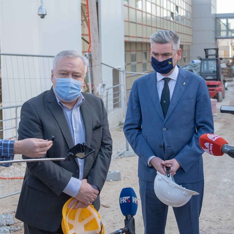Gradonačelnik Boris Miletić i župan Fabrizio Radin