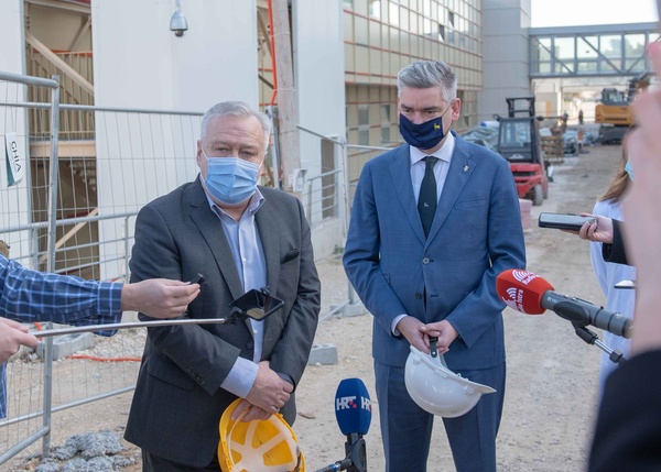 Gradonačelnik Boris Miletić i župan Fabrizio Radin