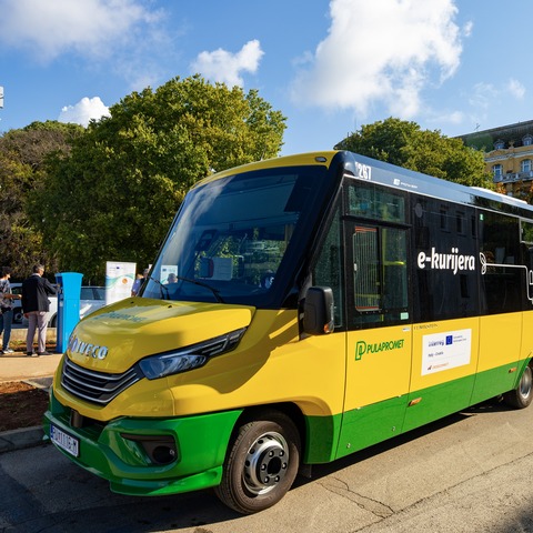 električni autobus Pulaprometa_projekt CROSSCONNECT (Interreg ITA-HR)