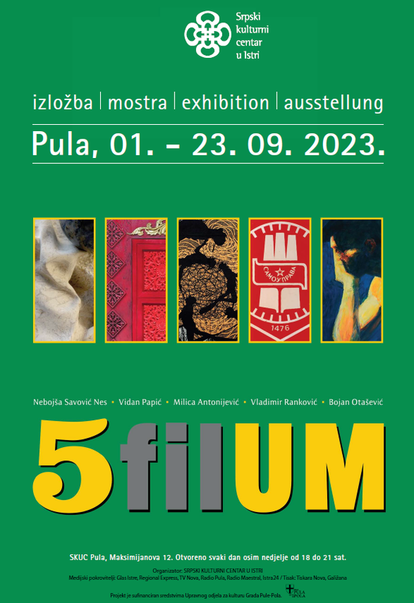 Otvorenje izložbe 5filUM u pulskom SKUC-u