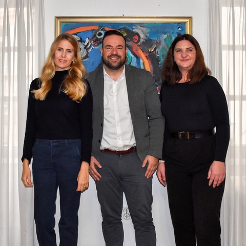 Organizatorice humanitarne akcije „Za noniće“ na prijemu kod gradonačelnika Filipa Zoričića