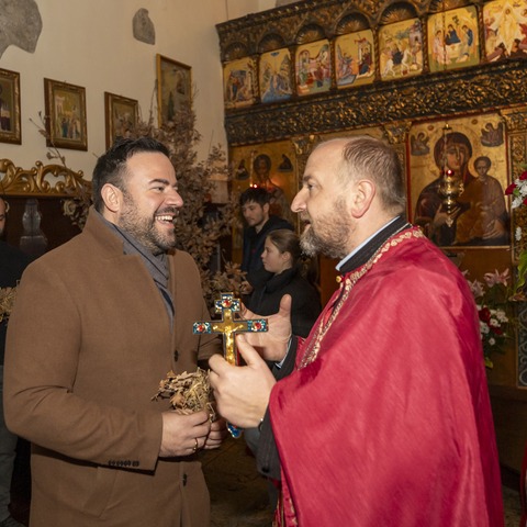 Gradonačelnik Filip Zoričić proslavio Badnjak s pravoslavnim vjernicima