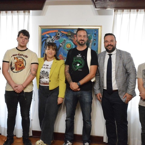Organizacijski tim Visualia Festivala na prijemu