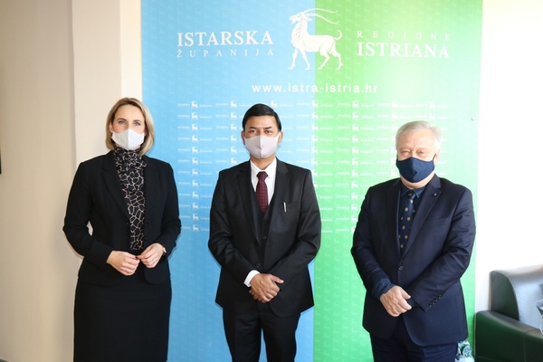 Upriličen prijem za veleposlanika Republike Indije u RH