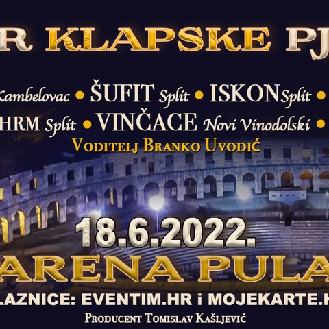 Večer klapske pjesme u Areni