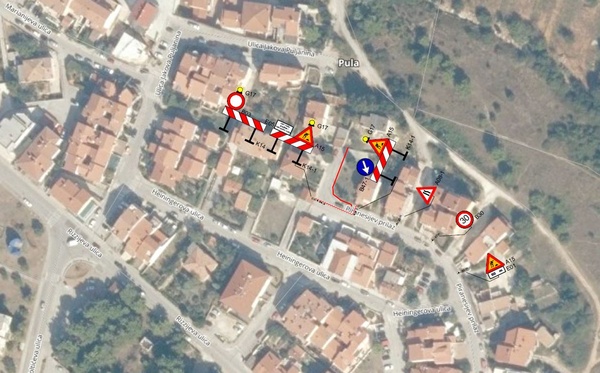 Lokacije izvođenja radova
