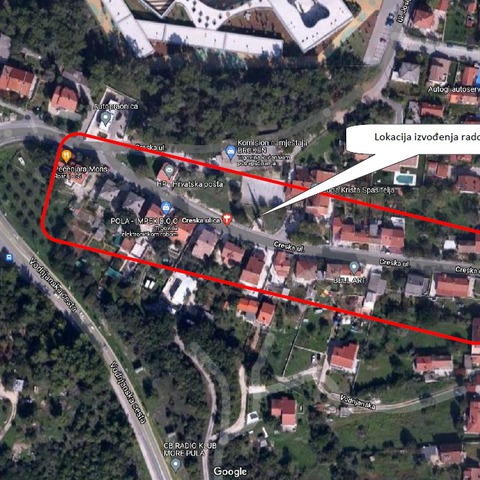 Lokacija izvođenja radova