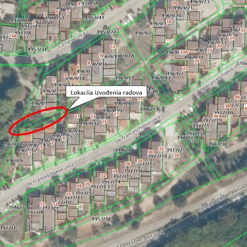 Lokacija izvođenja radova