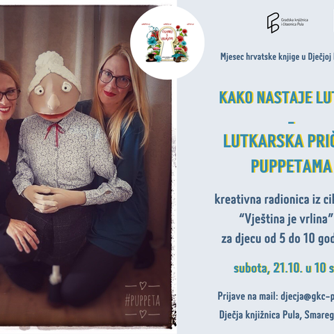 edukativno-kreativnu radionicu Lutkarska priča s Puppetom
