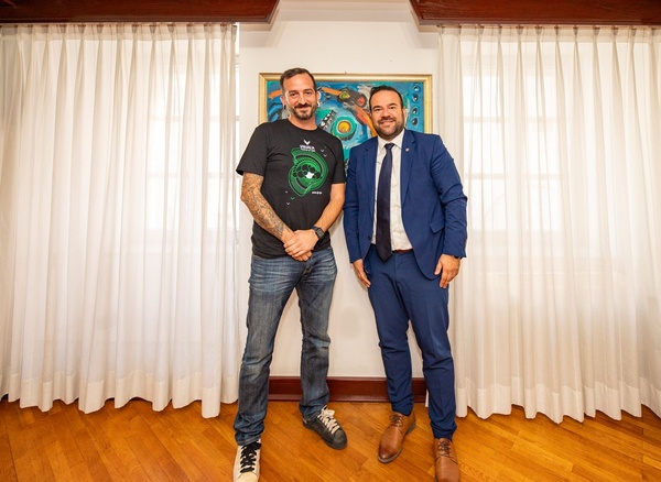 Marko Bolković na prijemu kod gradonačelnika Filipa Zoričića