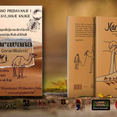 Najava promocije knjige