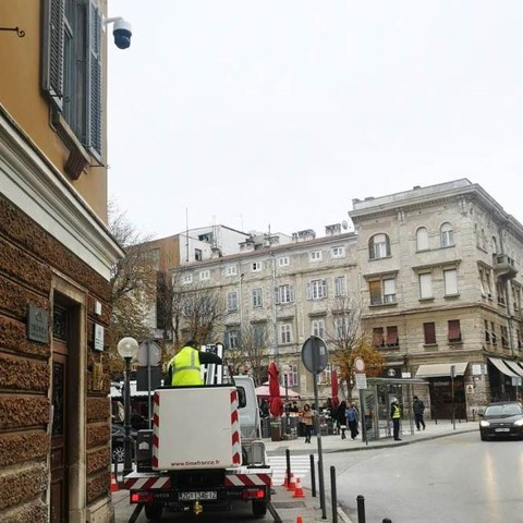 Narodni trg - postavljanje kamere