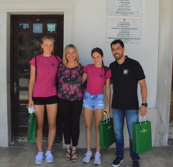 Održan prijem za članice Odbojkaškog kluba Pula