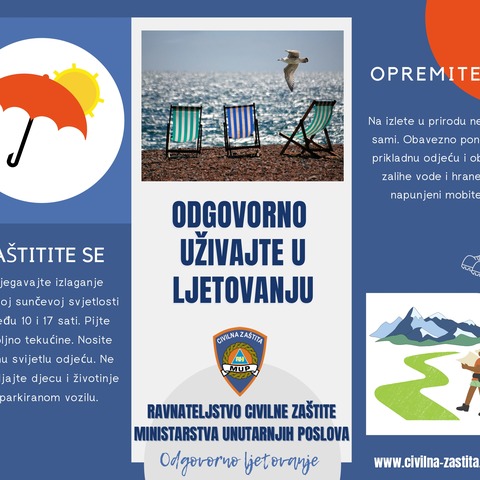 Letak "Odgovorno ljetovanje"