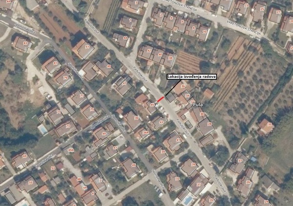 Paduljski put - lokacija radova