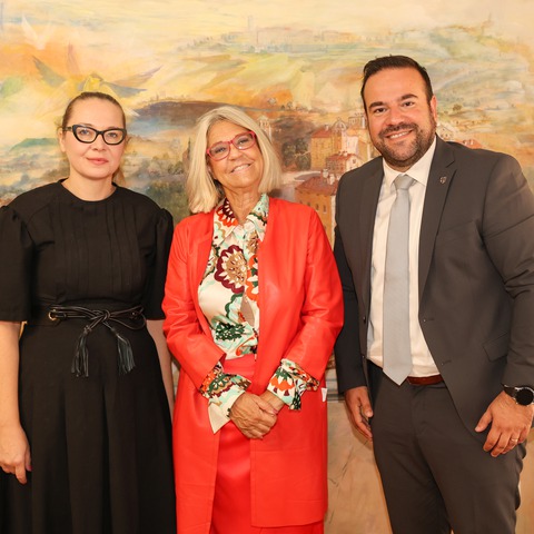 Portugalska veleposlanica Nj. E. Maria Paula Vieira Ferreira Leal da Silva u nastupnom posjetu Puli