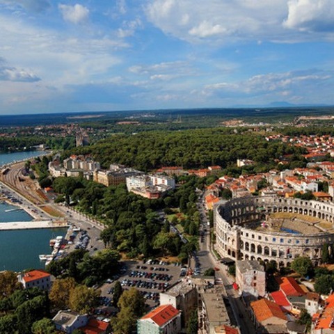 Arena uslikana iz zraka