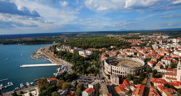 Arena uslikana iz zraka
