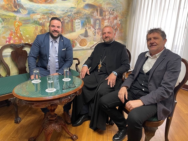 Ricevimento dell'arciprete Petković e del consigliere Rašula
