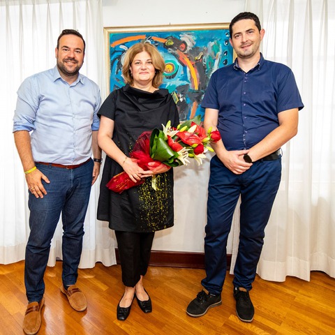 Prijem Laura Čuperjani i Marko Kršulja