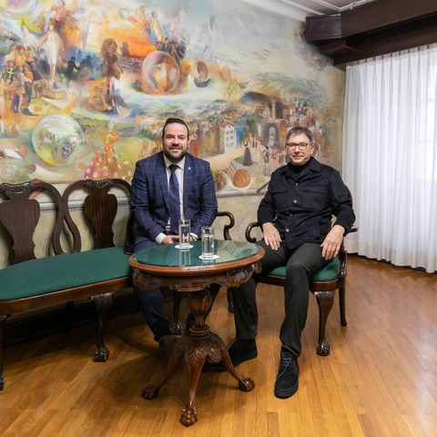 Prijem za Deana Skiru