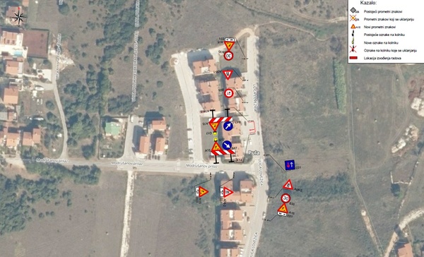 Privremena regulacija prometa u Ulici Lovežica_faza I